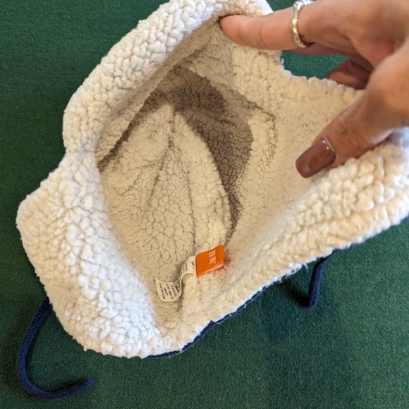 EUC Boy's Blue and Gray Fully-Lined Winter Hat 💙 - Picture 2 of 4